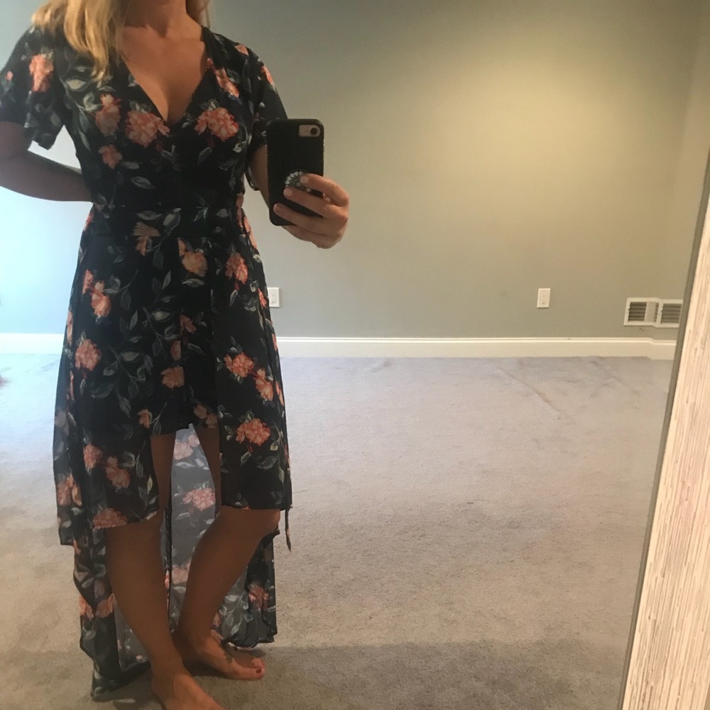 Gorgeous high low romper